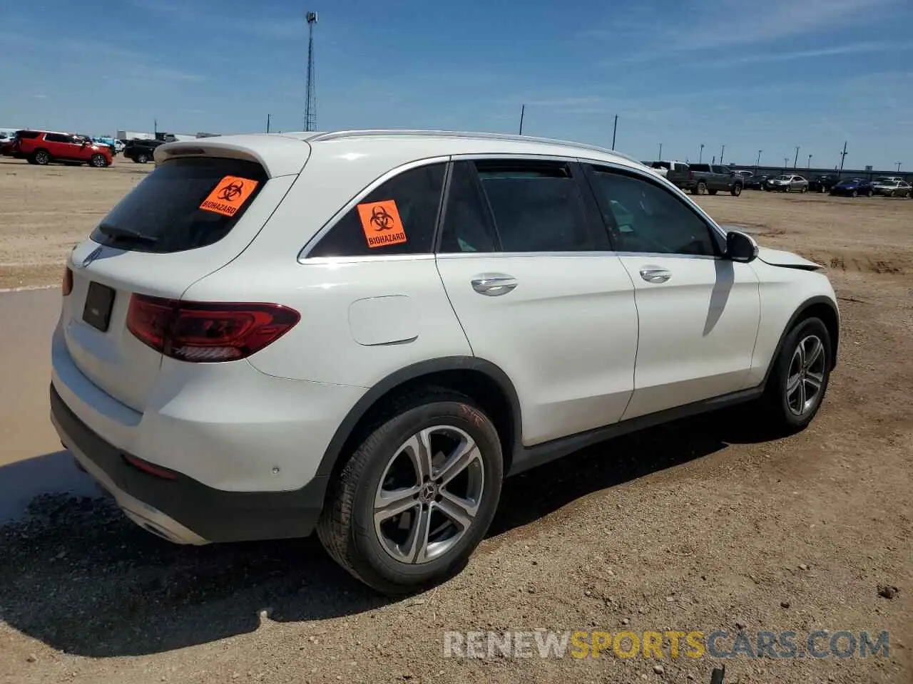 3 Photograph of a damaged car W1N0G8DB4MF940013 MERCEDES-BENZ GLC-CLASS 2021