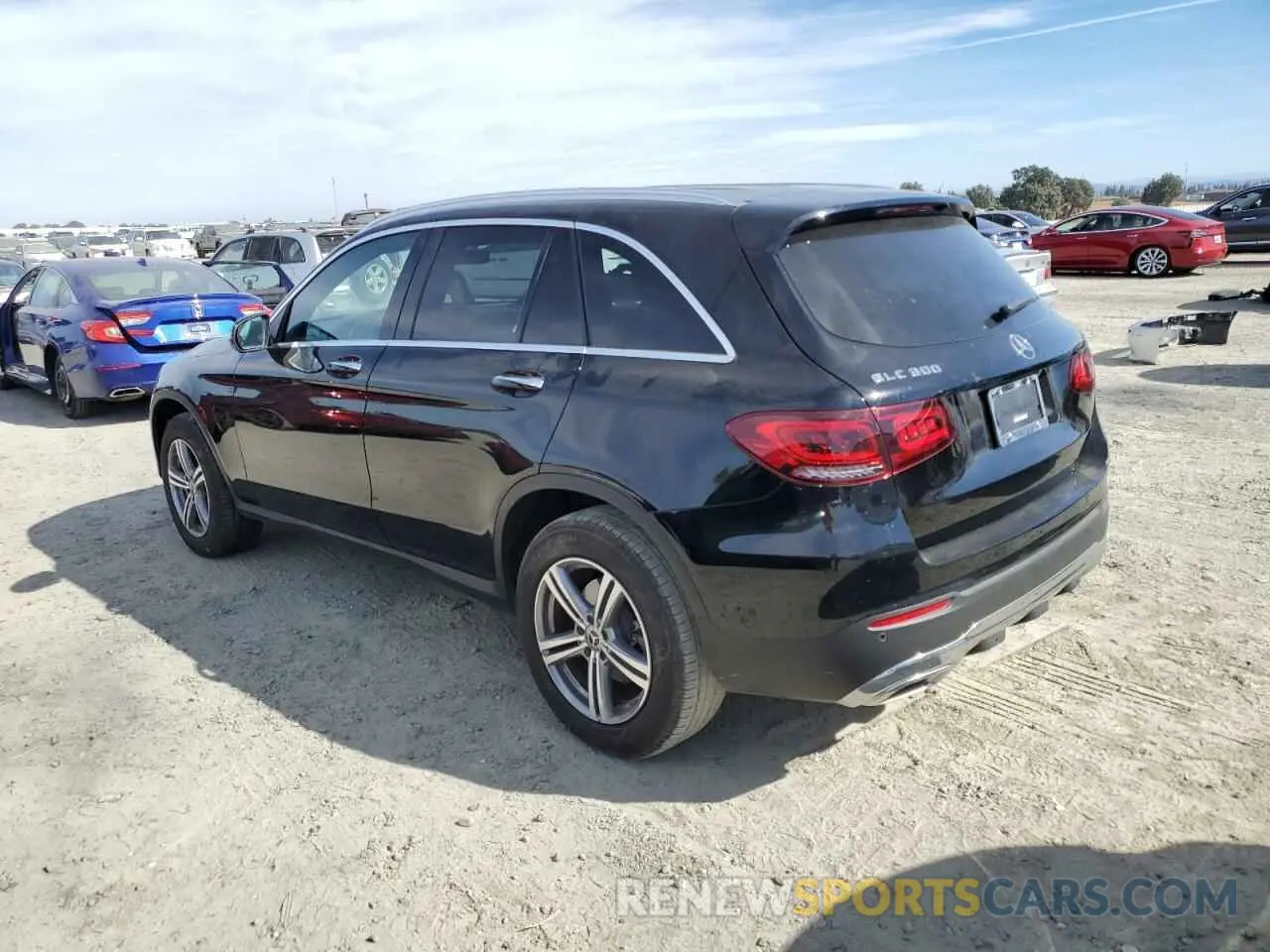 2 Photograph of a damaged car W1N0G8DB5MV311785 MERCEDES-BENZ GLC-CLASS 2021