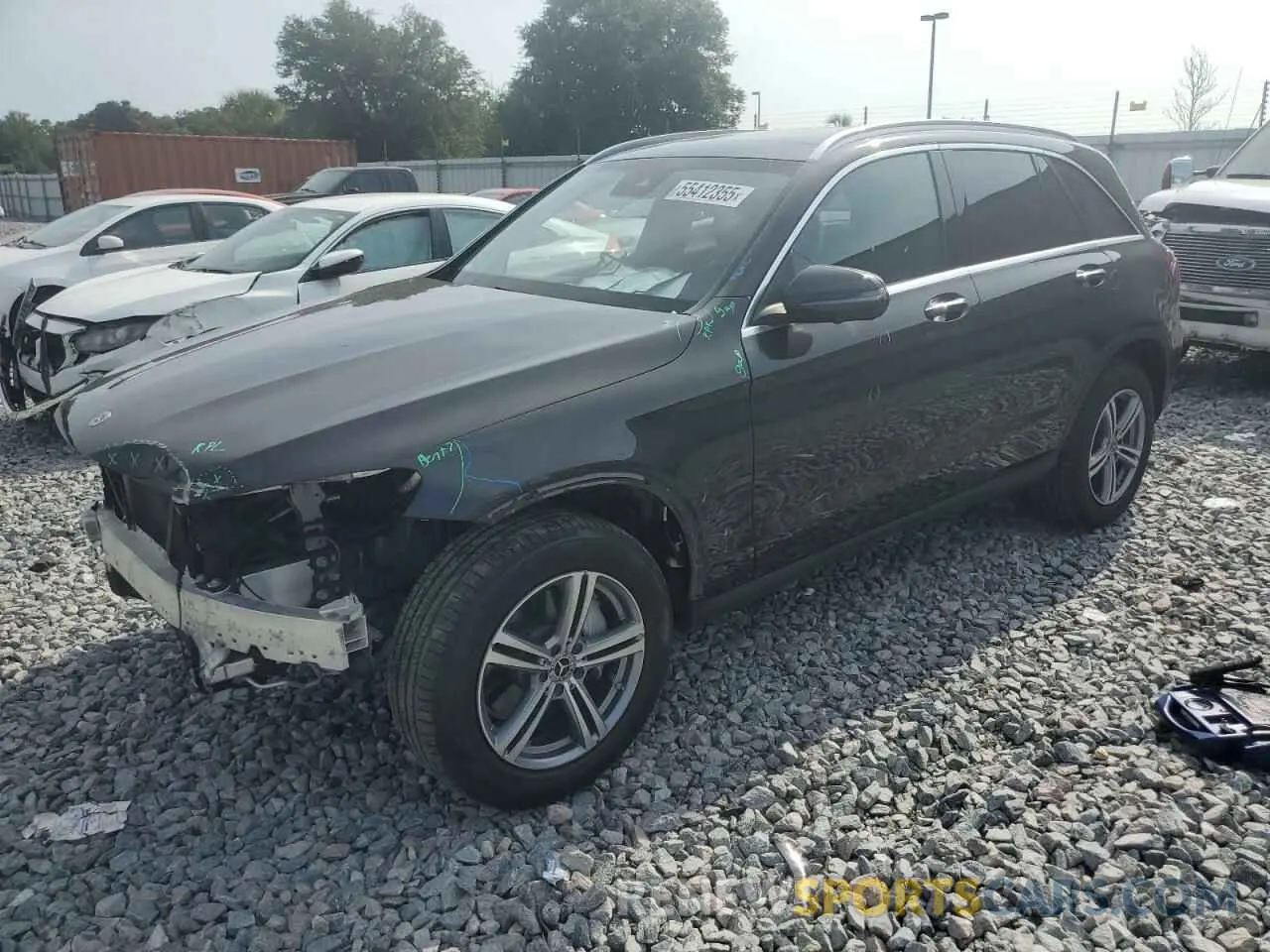 1 Фотография поврежденного автомобиля W1N0G8DB8MV285215 MERCEDES-BENZ GLC-CLASS 2021