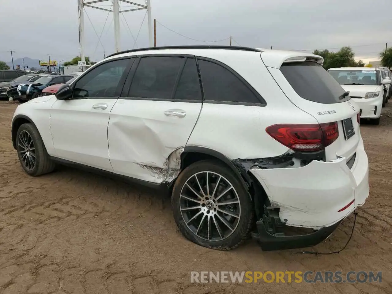 2 Фотография поврежденного автомобиля W1N0G8DB9MV324085 MERCEDES-BENZ GLC-CLASS 2021
