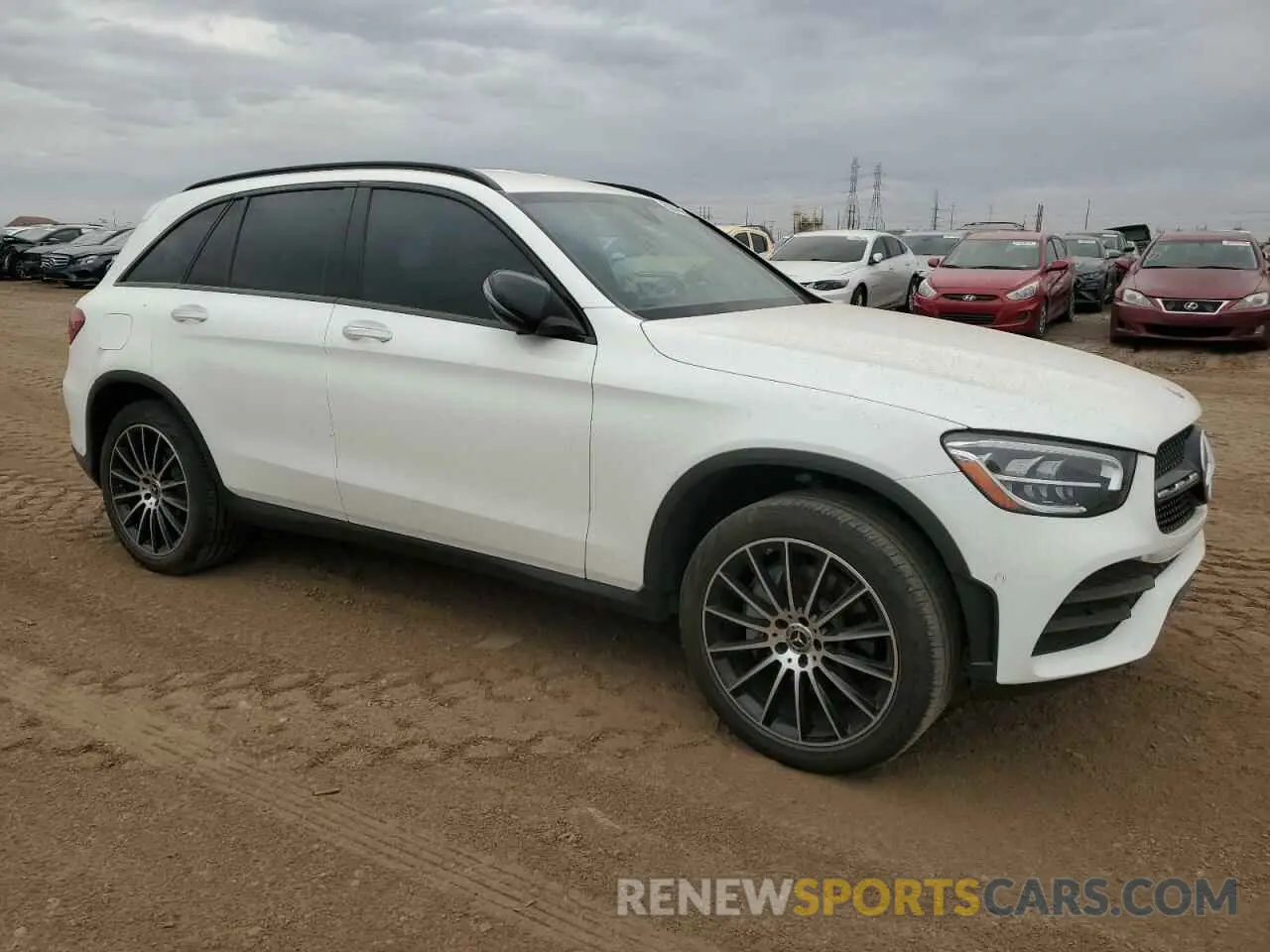 4 Фотография поврежденного автомобиля W1N0G8DB9MV324085 MERCEDES-BENZ GLC-CLASS 2021