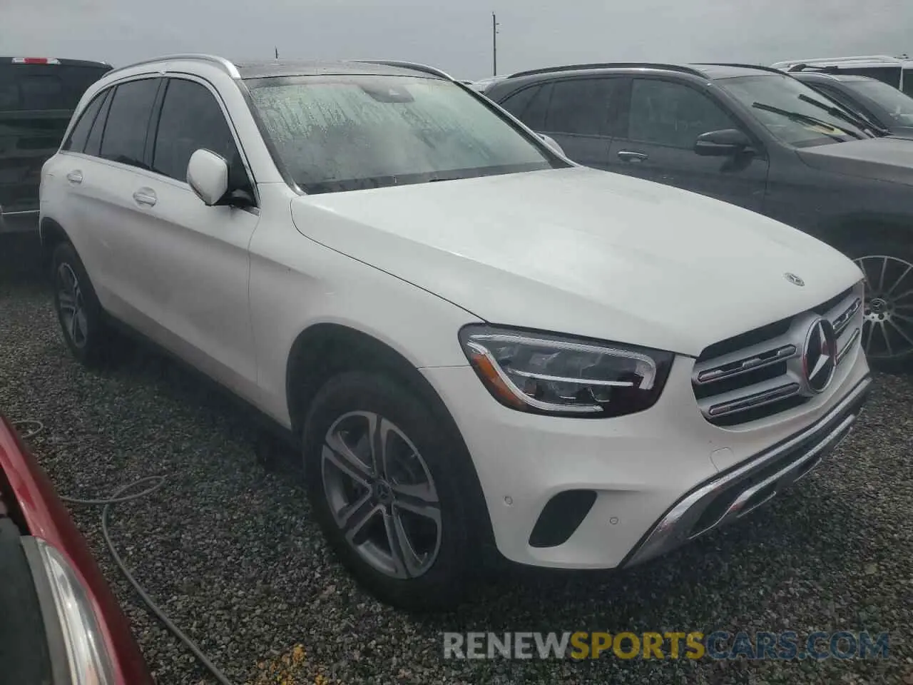 4 Фотография поврежденного автомобиля W1N0G8DBXMF927184 MERCEDES-BENZ GLC-CLASS 2021