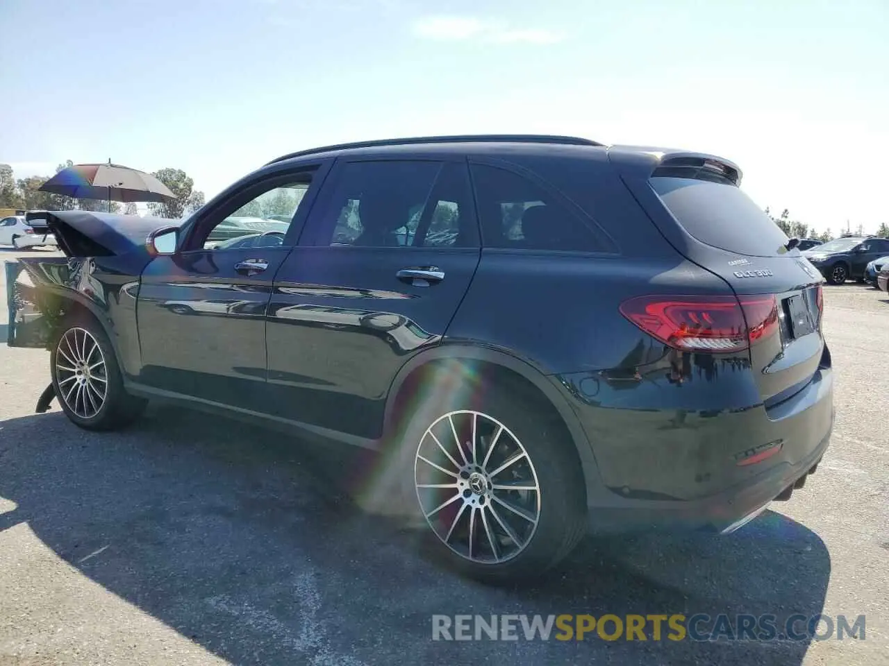 2 Photograph of a damaged car W1N0G8EB0MF902731 MERCEDES-BENZ GLC-CLASS 2021