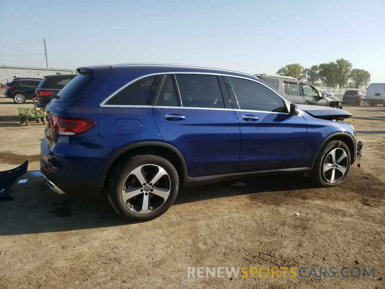 3 Photograph of a damaged car W1N0G8EB0MF932330 MERCEDES-BENZ GLC-CLASS 2021