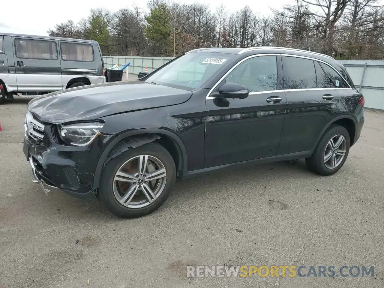 1 Photograph of a damaged car W1N0G8EB1MF893957 MERCEDES-BENZ GLC-CLASS 2021
