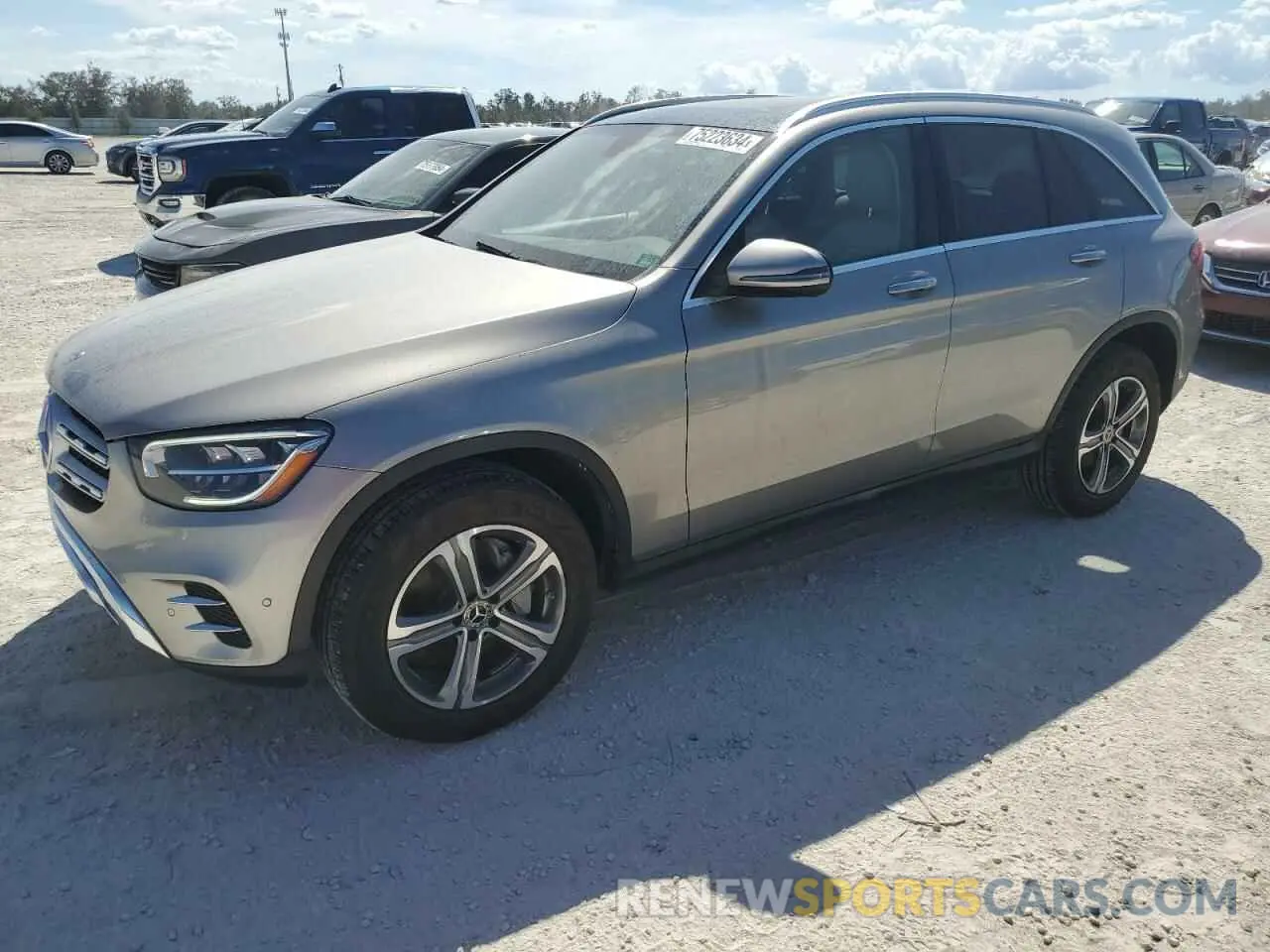 1 Photograph of a damaged car W1N0G8EB2MF904366 MERCEDES-BENZ GLC-CLASS 2021