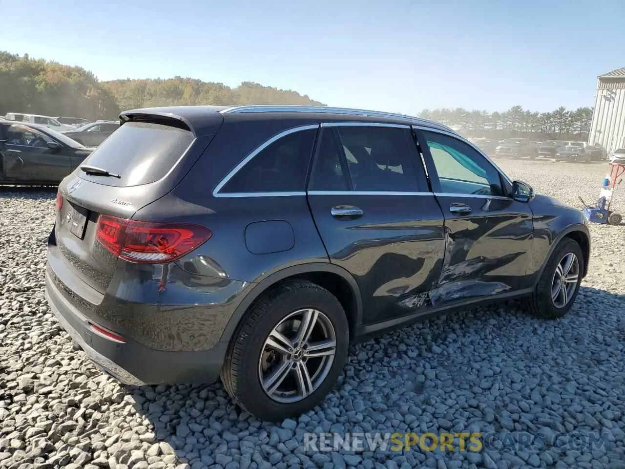 3 Photograph of a damaged car W1N0G8EB2MV287069 MERCEDES-BENZ GLC-CLASS 2021