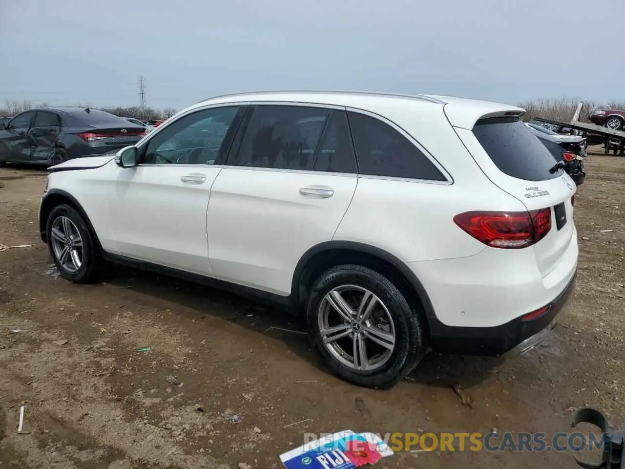 2 Photograph of a damaged car W1N0G8EB2MV287492 MERCEDES-BENZ GLC-CLASS 2021