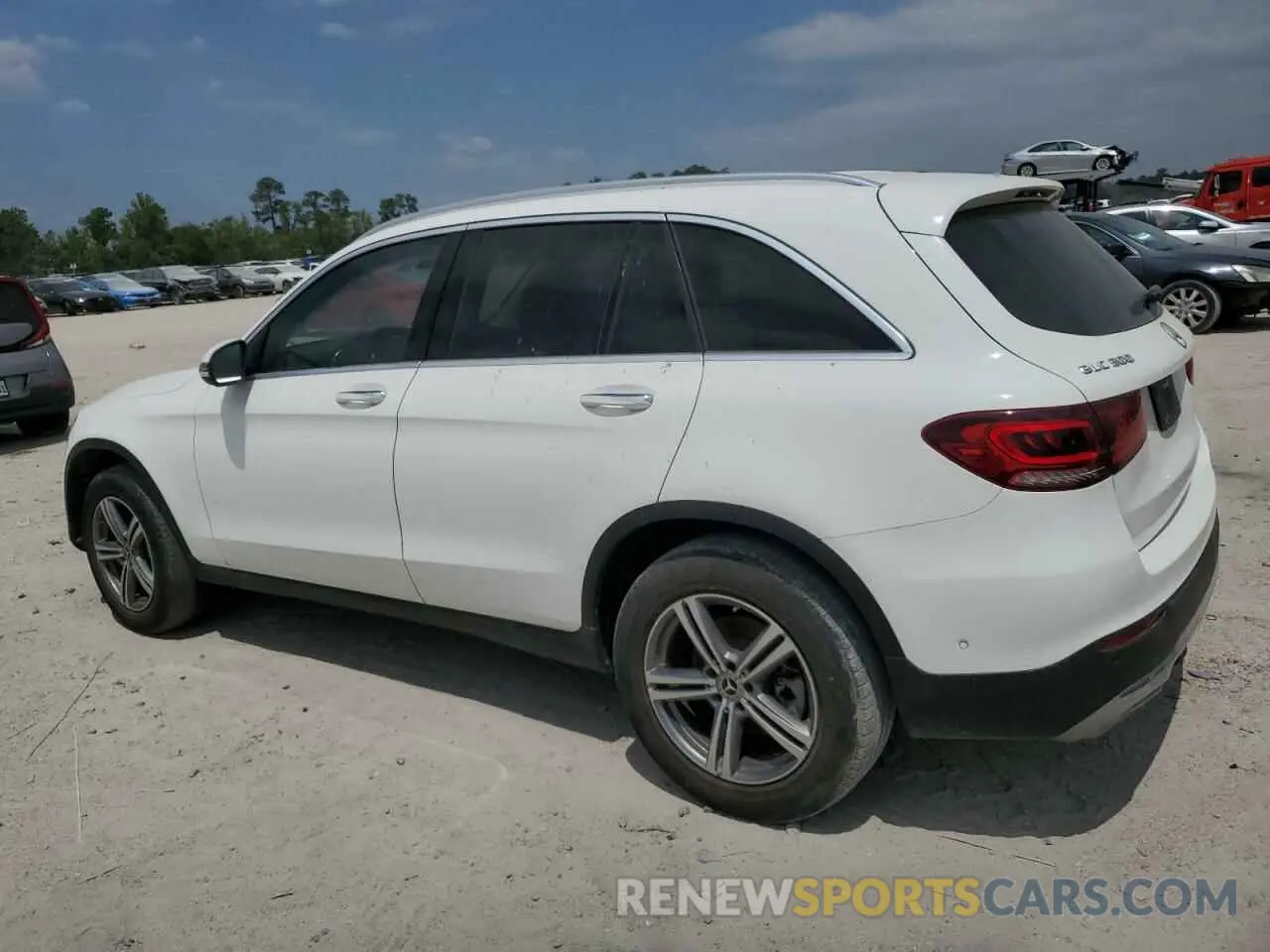 2 Photograph of a damaged car W1N0G8EB2MV308163 MERCEDES-BENZ GLC-CLASS 2021