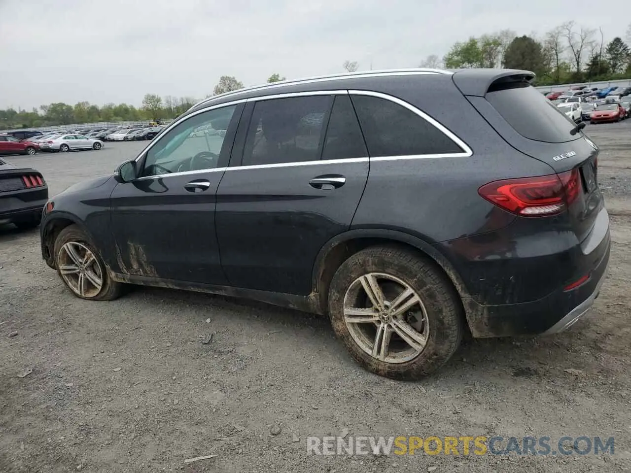 2 Photograph of a damaged car W1N0G8EB3MF961269 MERCEDES-BENZ GLC-CLASS 2021