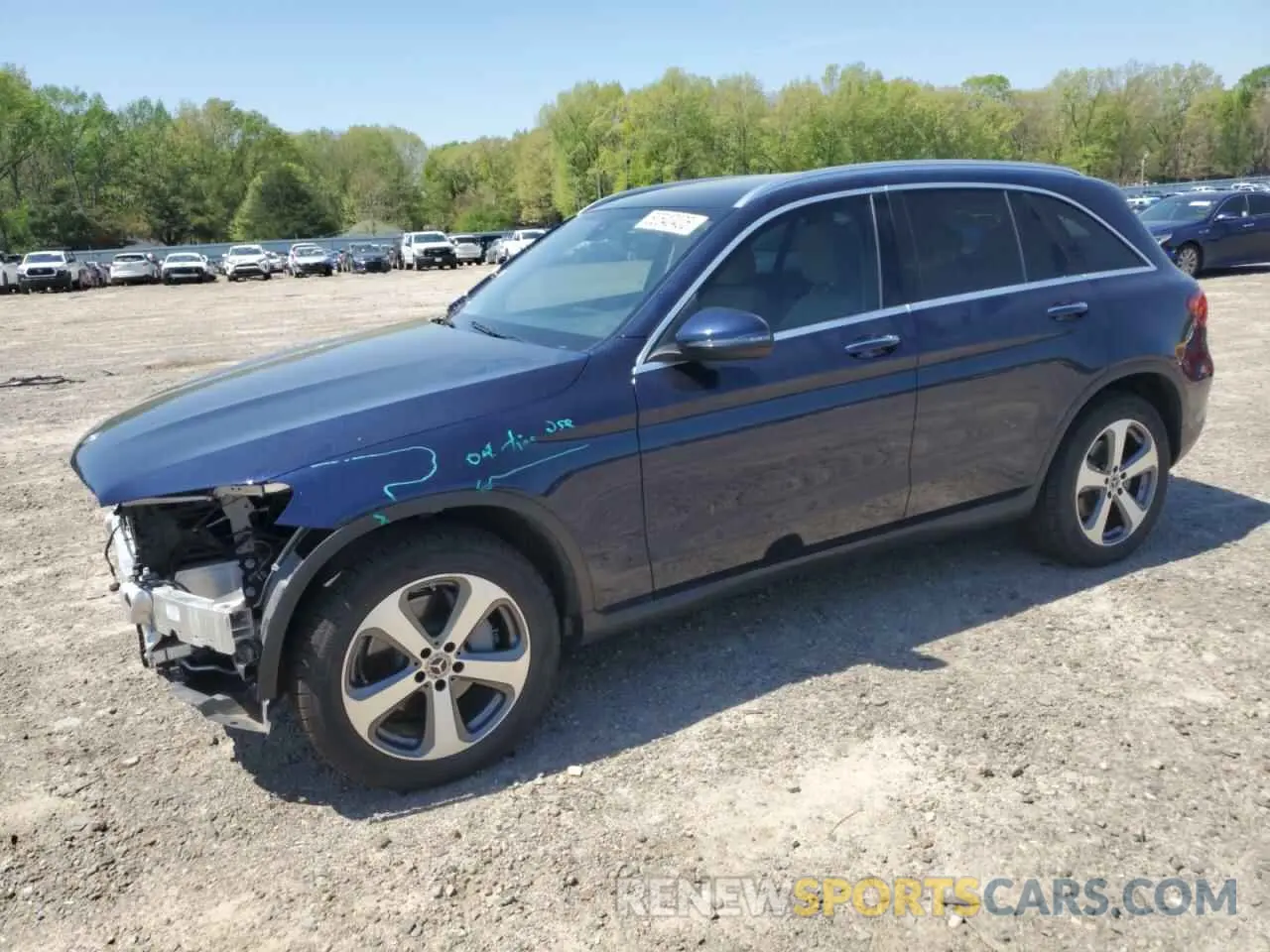 1 Photograph of a damaged car W1N0G8EB4MF878174 MERCEDES-BENZ GLC-CLASS 2021