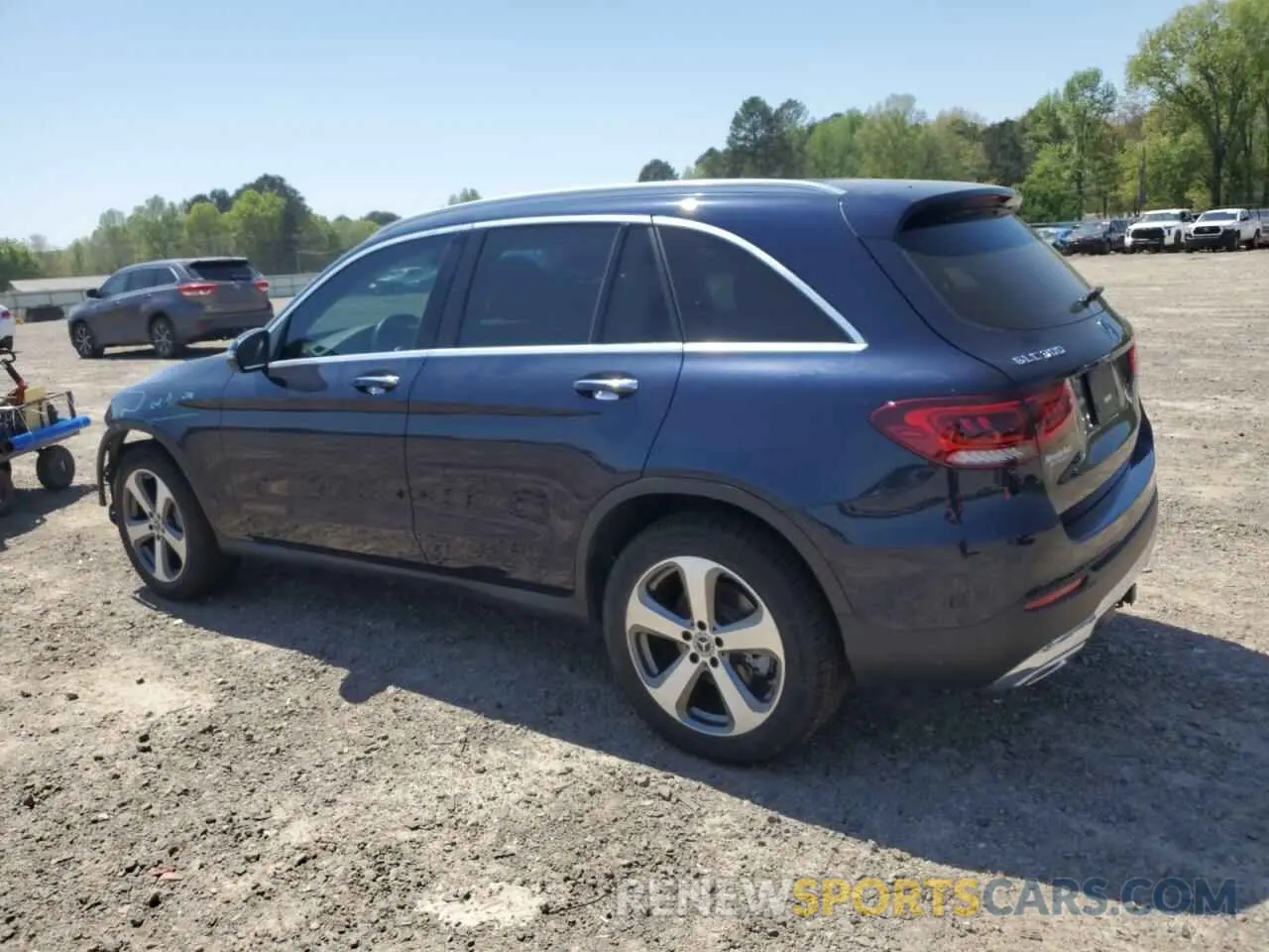 2 Photograph of a damaged car W1N0G8EB4MF878174 MERCEDES-BENZ GLC-CLASS 2021