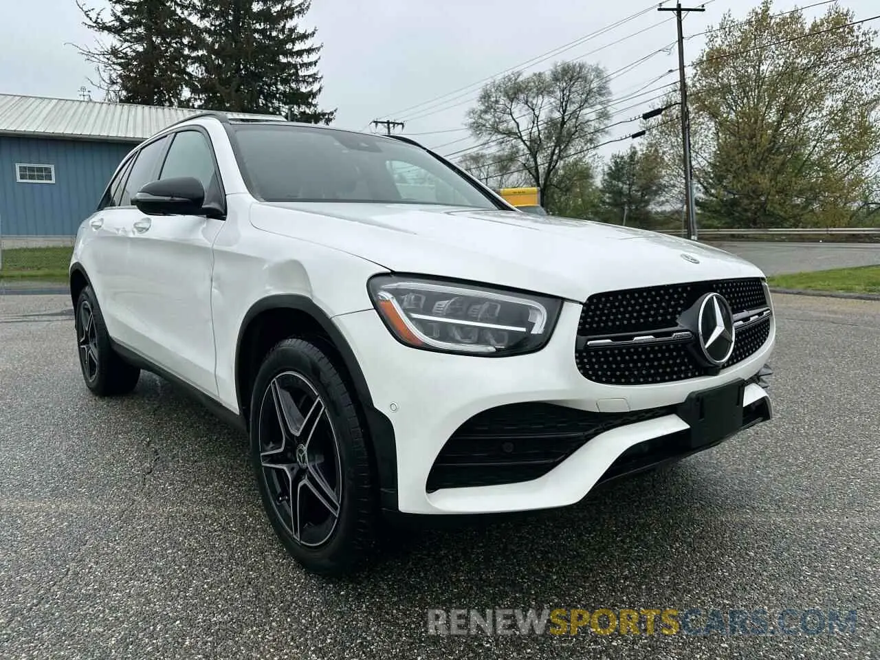 2 Photograph of a damaged car W1N0G8EB4MV283010 MERCEDES-BENZ GLC-CLASS 2021