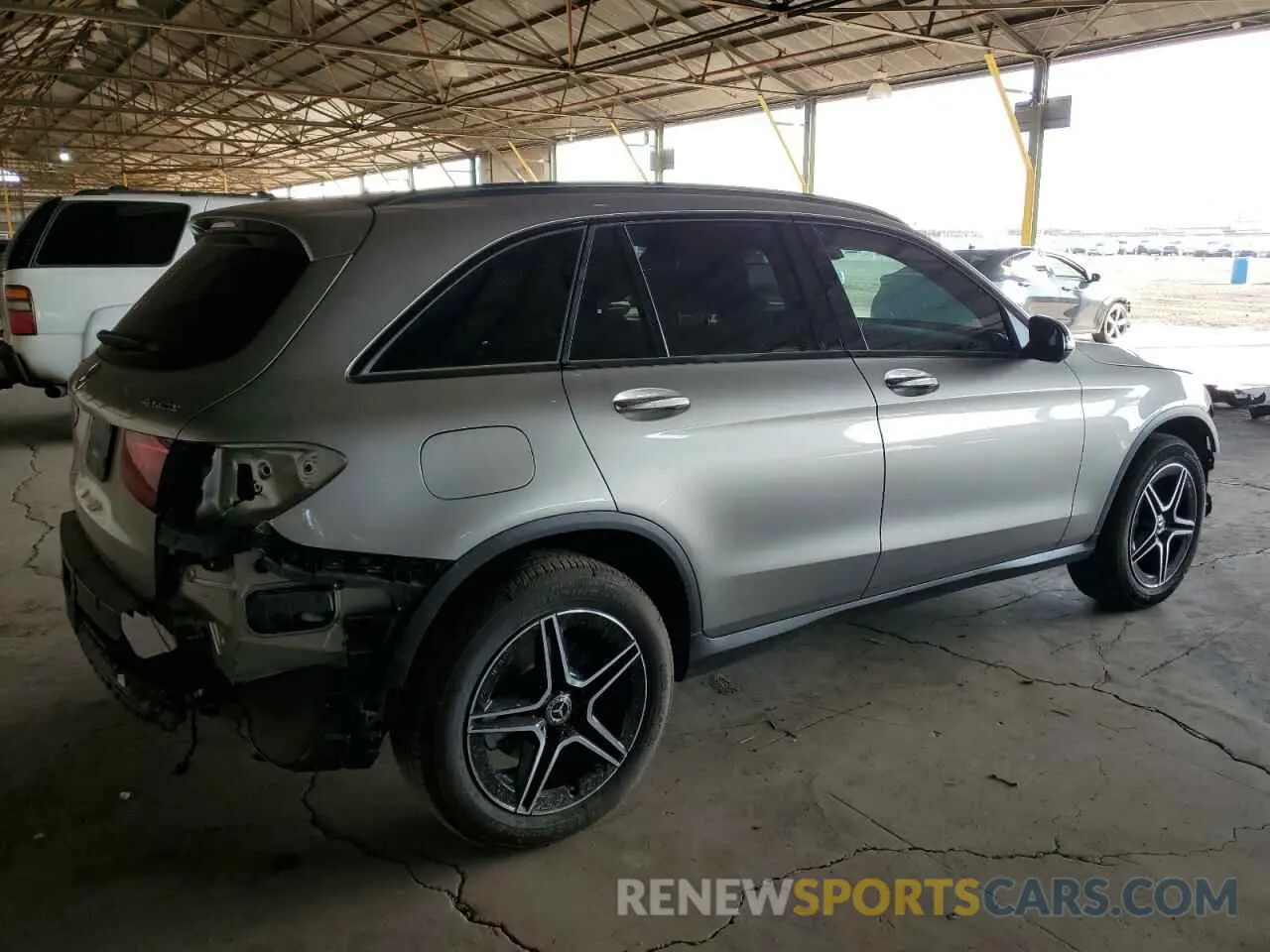 3 Photograph of a damaged car W1N0G8EB5MV282836 MERCEDES-BENZ GLC-CLASS 2021