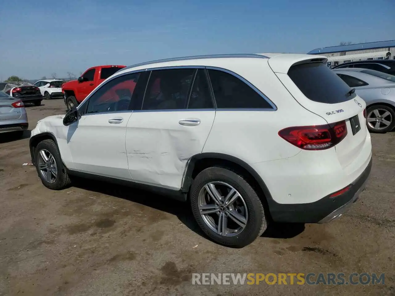 2 Photograph of a damaged car W1N0G8EB5MV285686 MERCEDES-BENZ GLC-CLASS 2021