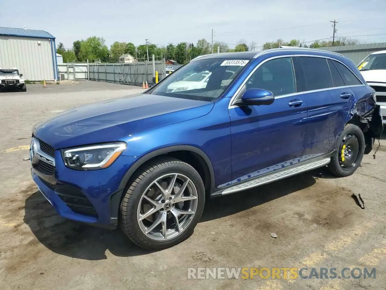 1 Фотография поврежденного автомобиля W1N0G8EB6MV284840 MERCEDES-BENZ GLC-CLASS 2021