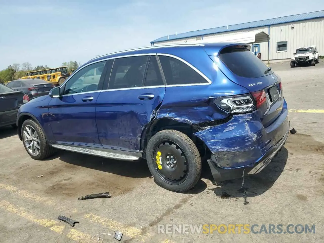 2 Фотография поврежденного автомобиля W1N0G8EB6MV284840 MERCEDES-BENZ GLC-CLASS 2021