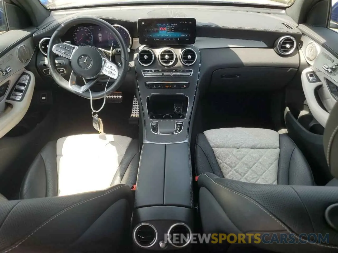 8 Фотография поврежденного автомобиля W1N0G8EB6MV284840 MERCEDES-BENZ GLC-CLASS 2021