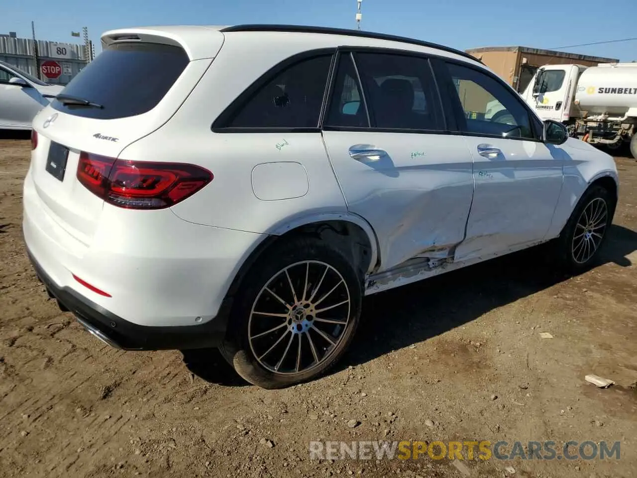 3 Фотография поврежденного автомобиля W1N0G8EB7MV322849 MERCEDES-BENZ GLC-CLASS 2021