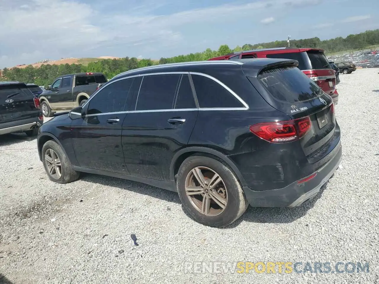 2 Photograph of a damaged car W1N0G8EB8MV289411 MERCEDES-BENZ GLC-CLASS 2021
