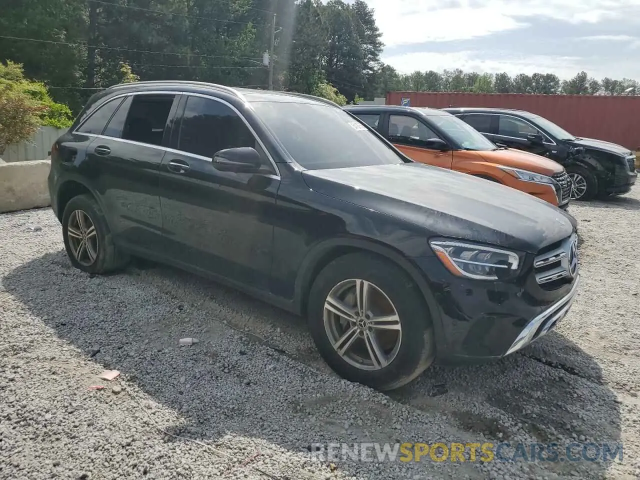 4 Photograph of a damaged car W1N0G8EB8MV289411 MERCEDES-BENZ GLC-CLASS 2021