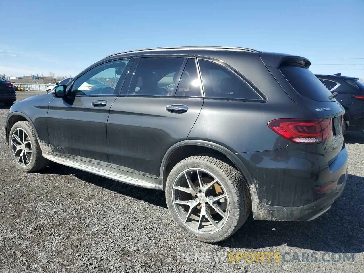 2 Photograph of a damaged car W1N0G8EBXMV279320 MERCEDES-BENZ GLC-CLASS 2021