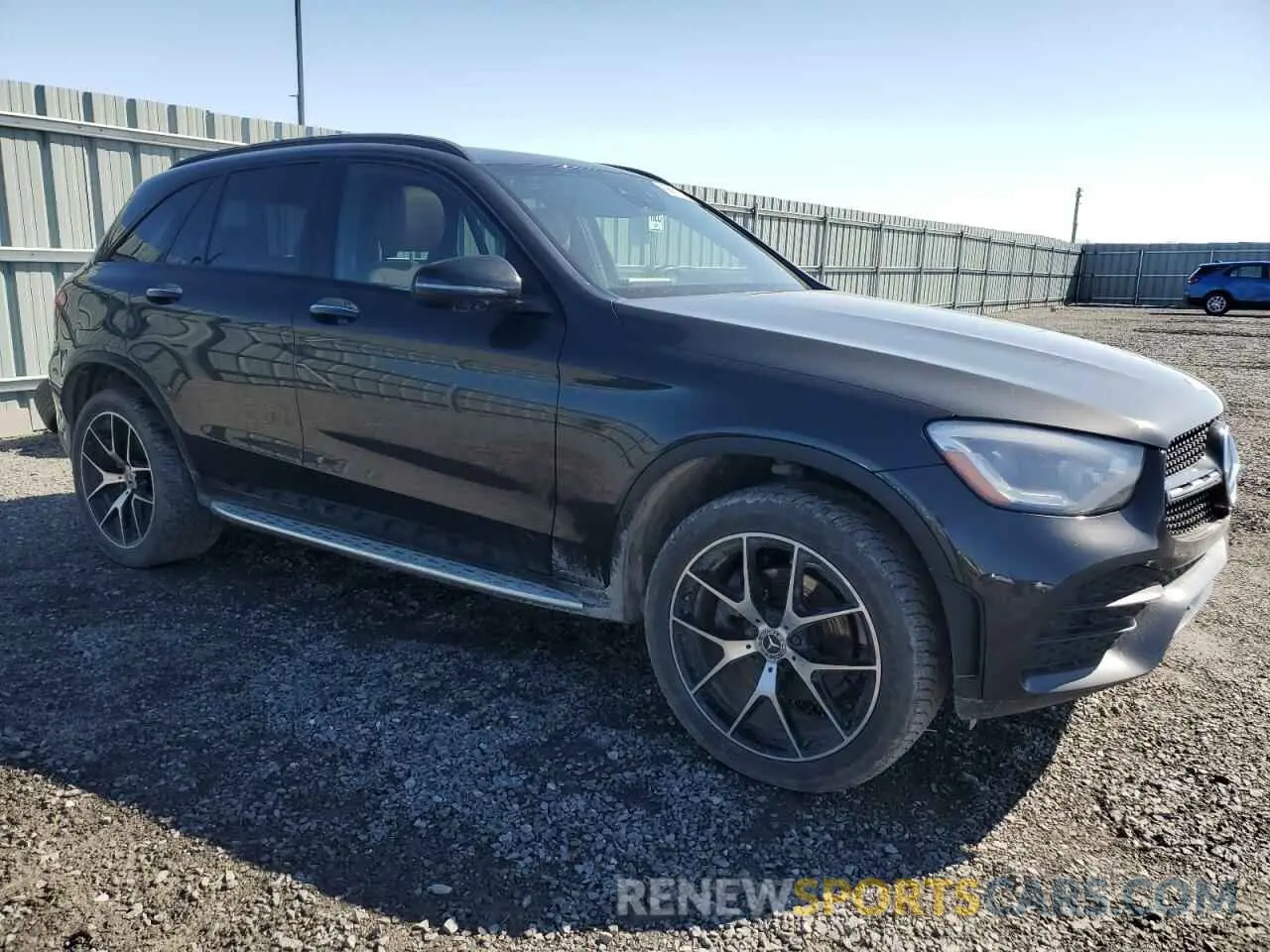 4 Photograph of a damaged car W1N0G8EBXMV279320 MERCEDES-BENZ GLC-CLASS 2021