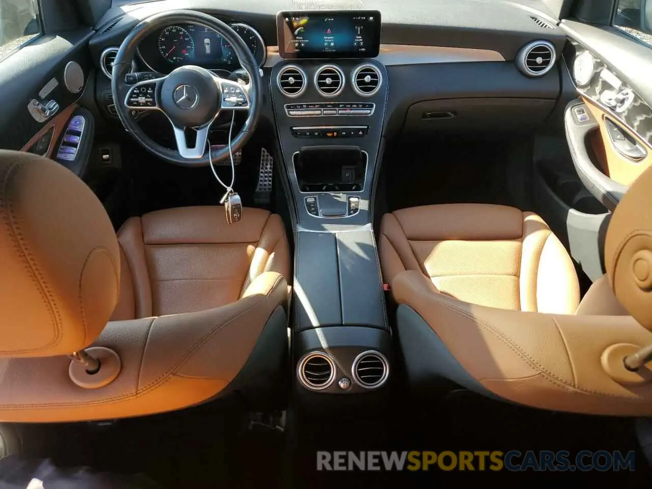 8 Photograph of a damaged car W1N0G8EBXMV279320 MERCEDES-BENZ GLC-CLASS 2021