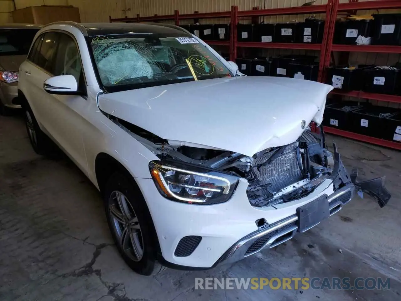 1 Photograph of a damaged car W1N0G8EBXMV298269 MERCEDES-BENZ GLC-CLASS 2021
