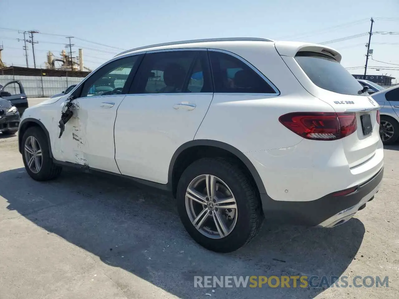 2 Фотография поврежденного автомобиля W1N0G8EBXMV307228 MERCEDES-BENZ GLC-CLASS 2021