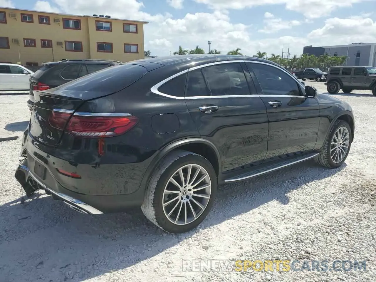 3 Photograph of a damaged car W1N0J8EB1MF989055 MERCEDES-BENZ GLC-CLASS 2021