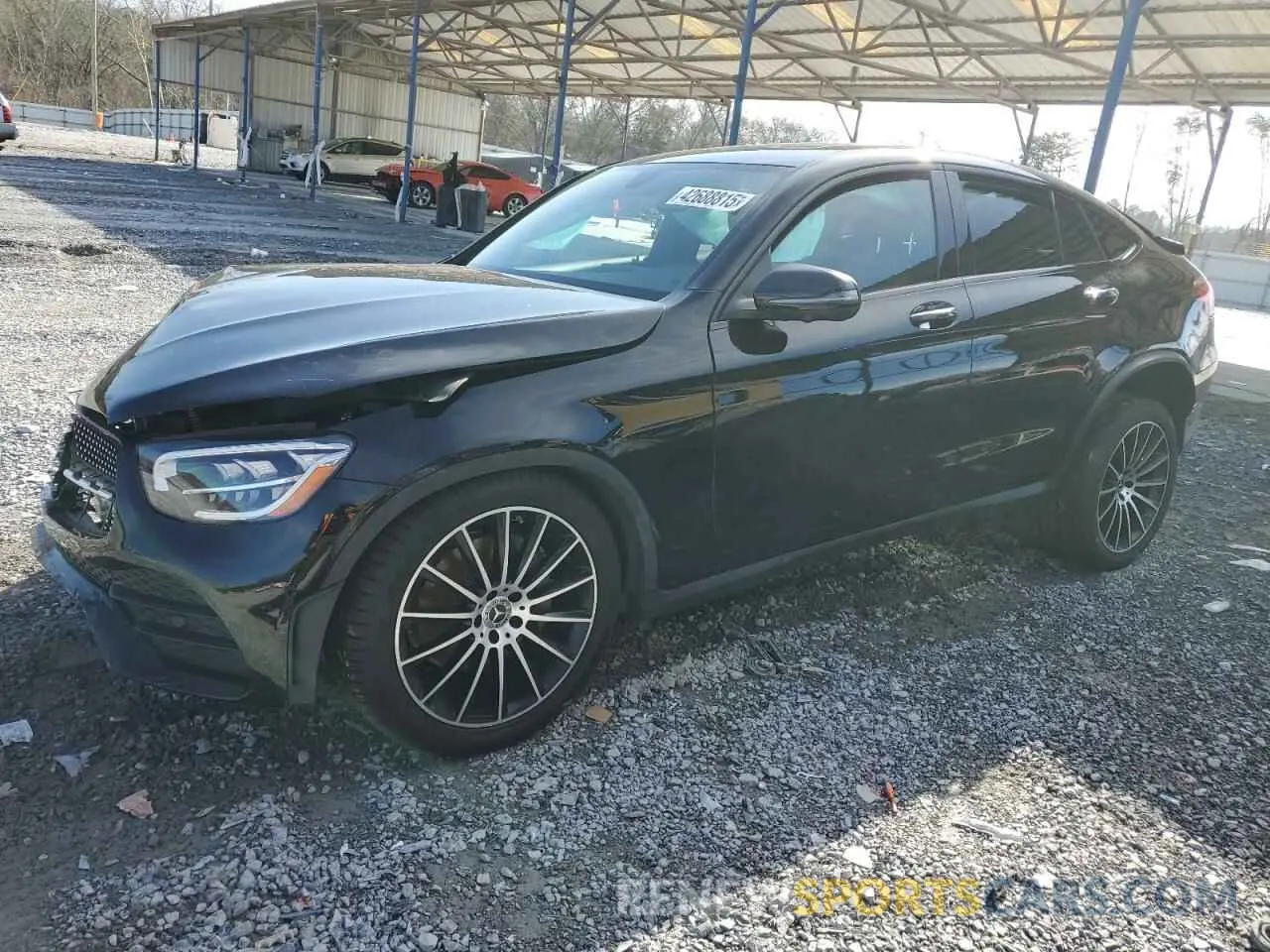 1 Photograph of a damaged car W1N0J8EB7MF889574 MERCEDES-BENZ GLC-CLASS 2021