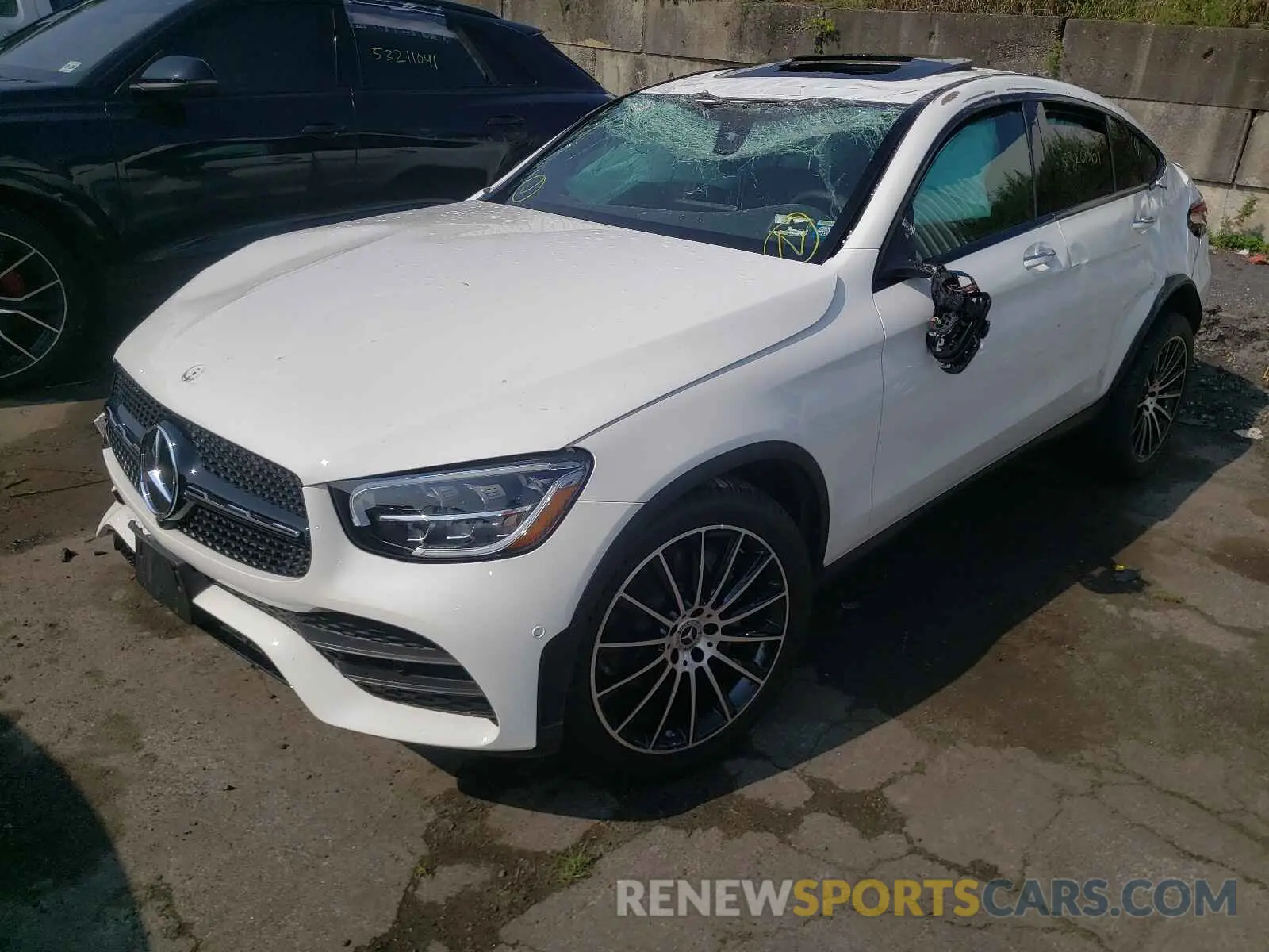 2 Photograph of a damaged car W1N0J8EB8MF892712 MERCEDES-BENZ GLC-CLASS 2021