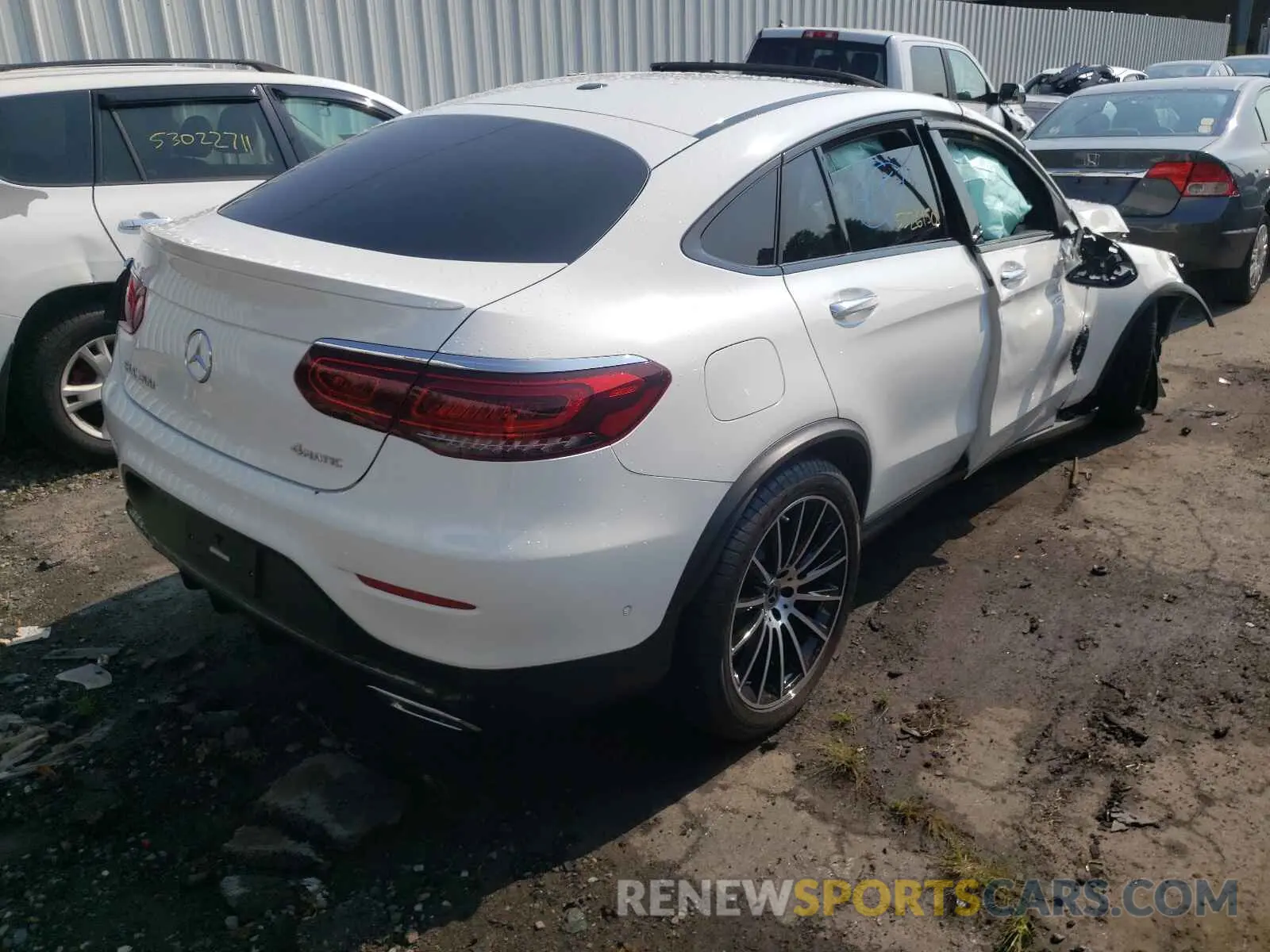 4 Photograph of a damaged car W1N0J8EB8MF892712 MERCEDES-BENZ GLC-CLASS 2021