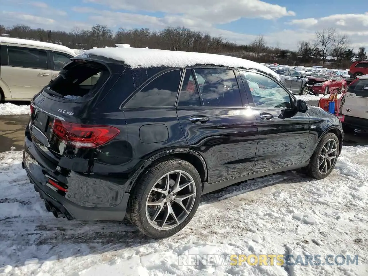 3 Фотография поврежденного автомобиля W1N0G6EB2NG083558 MERCEDES-BENZ GLC-CLASS 2022