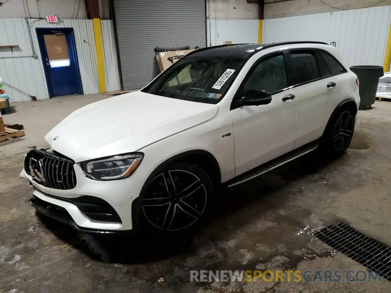 1 Photograph of a damaged car W1N0G6EB2NV351259 MERCEDES-BENZ GLC-CLASS 2022