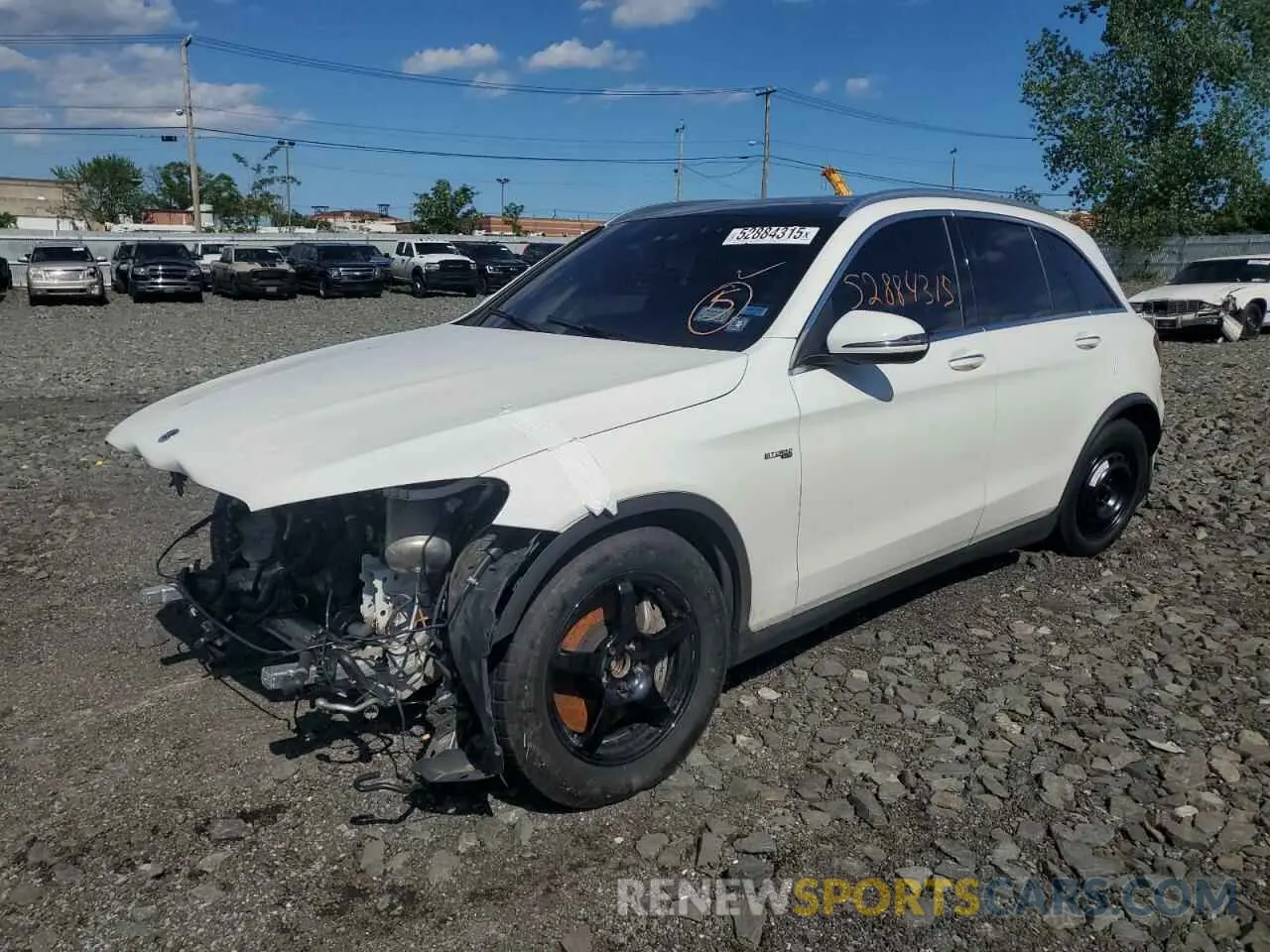 1 Фотография поврежденного автомобиля W1N0G6EB9NV394299 MERCEDES-BENZ GLC-CLASS 2022