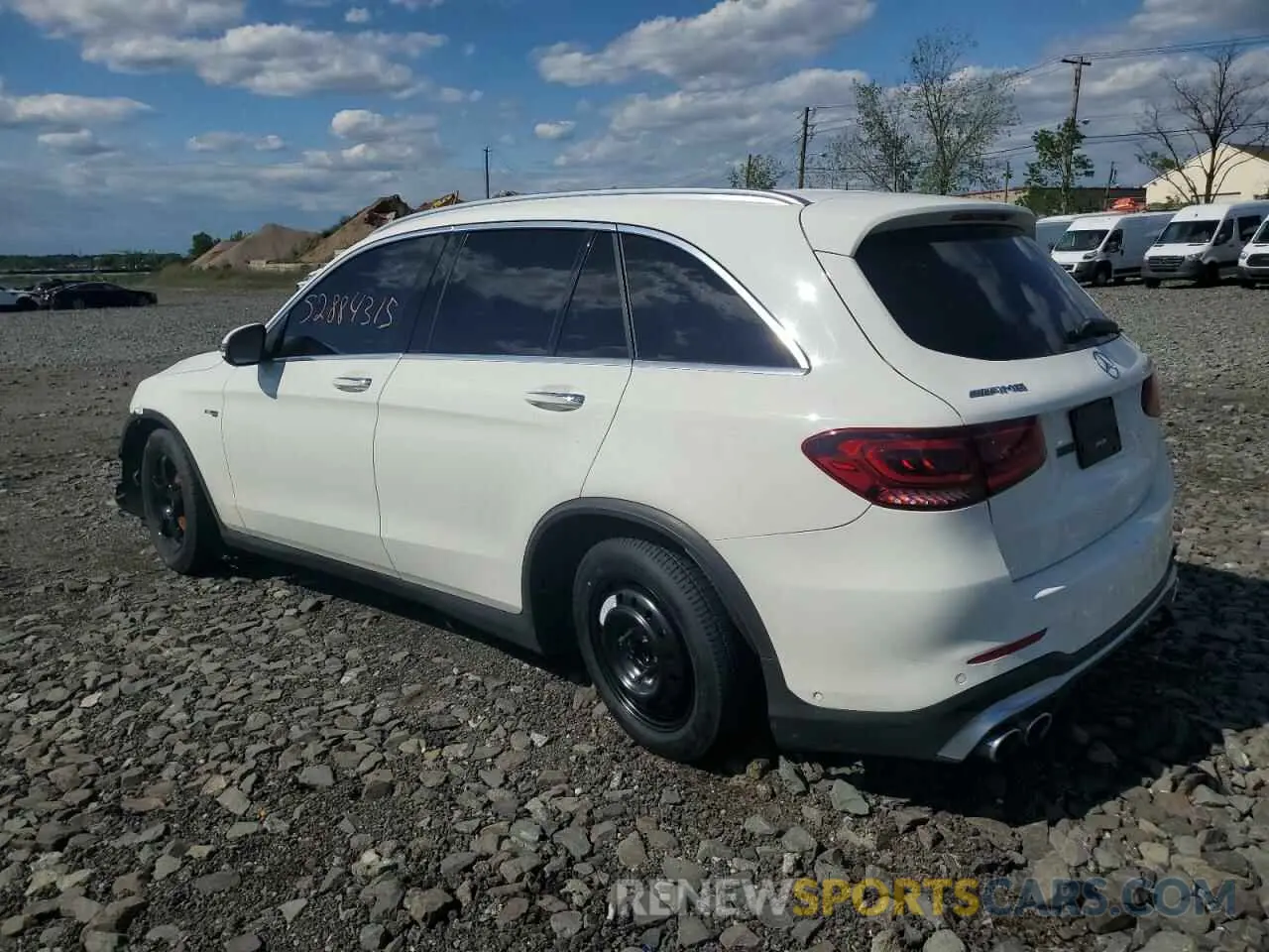 2 Фотография поврежденного автомобиля W1N0G6EB9NV394299 MERCEDES-BENZ GLC-CLASS 2022