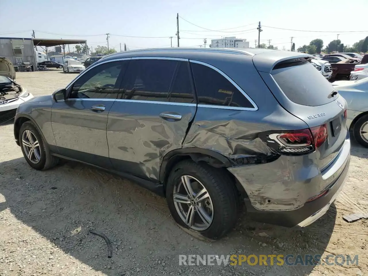 2 Photograph of a damaged car W1N0G8DB0NV347143 MERCEDES-BENZ GLC-CLASS 2022