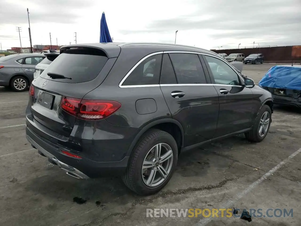 3 Фотография поврежденного автомобиля W1N0G8DB2NV360833 MERCEDES-BENZ GLC-CLASS 2022