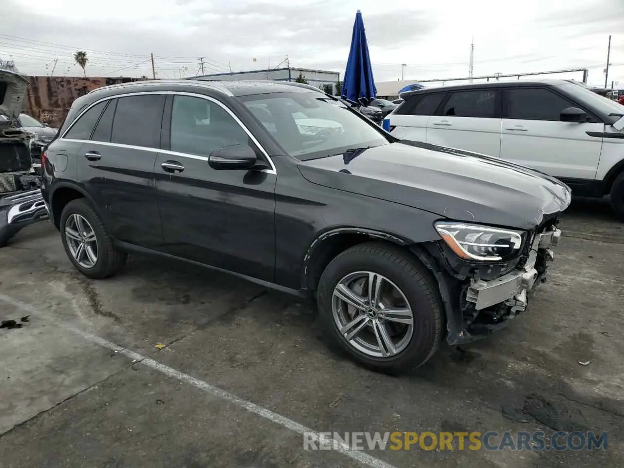 4 Фотография поврежденного автомобиля W1N0G8DB2NV360833 MERCEDES-BENZ GLC-CLASS 2022