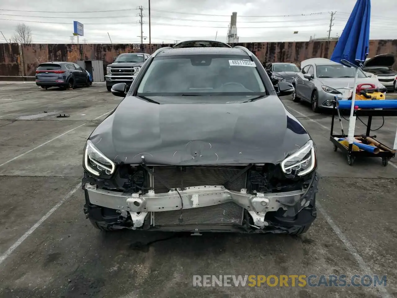 5 Фотография поврежденного автомобиля W1N0G8DB2NV360833 MERCEDES-BENZ GLC-CLASS 2022