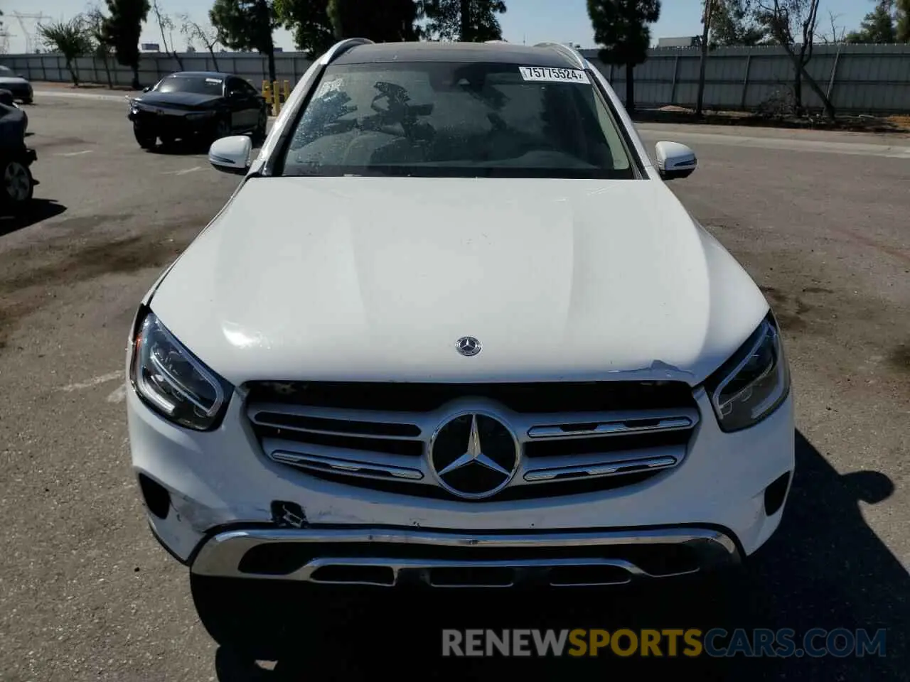 5 Фотография поврежденного автомобиля W1N0G8DB2NV394979 MERCEDES-BENZ GLC-CLASS 2022