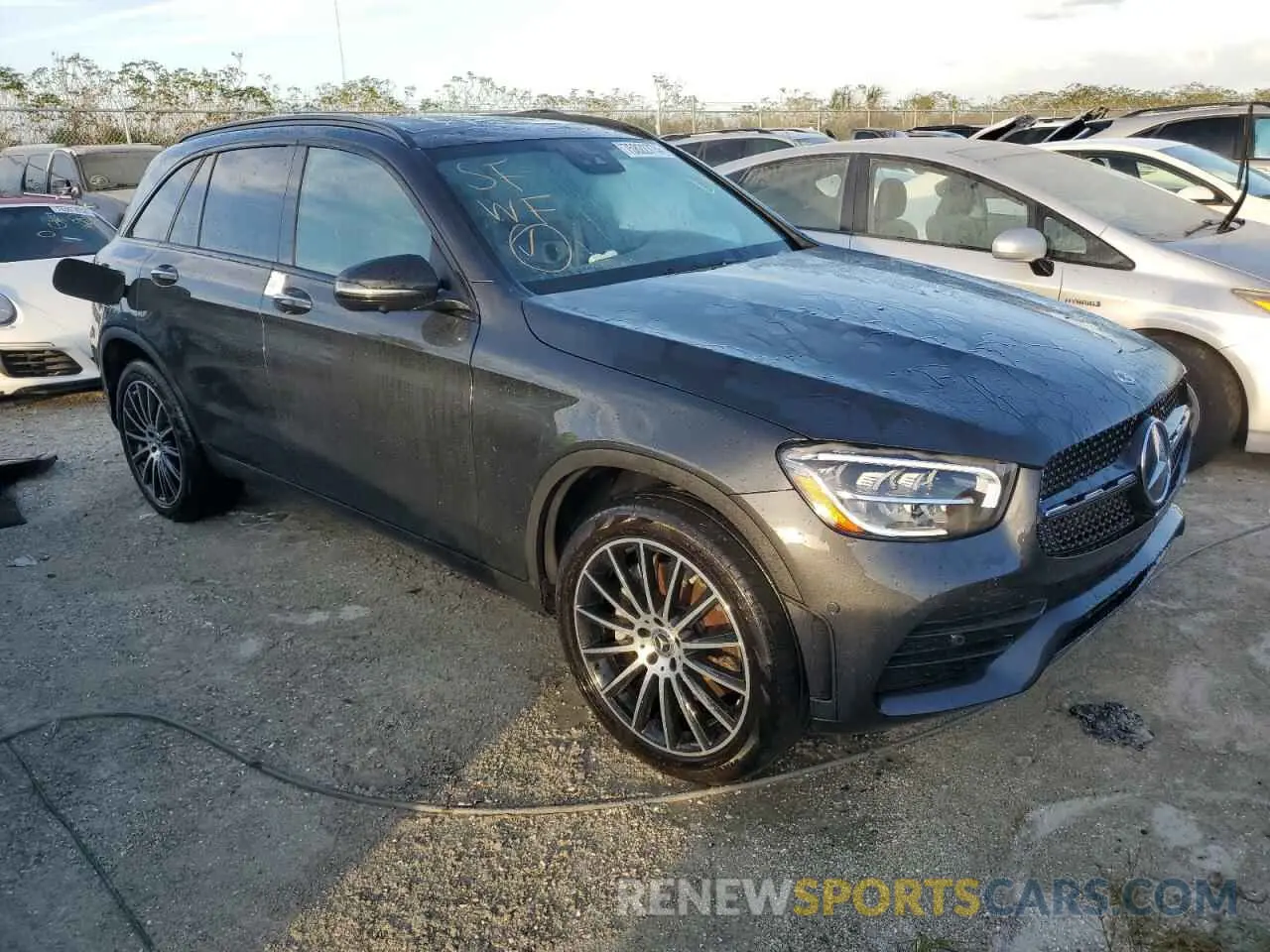 4 Фотография поврежденного автомобиля W1N0G8DB3NG090502 MERCEDES-BENZ GLC-CLASS 2022