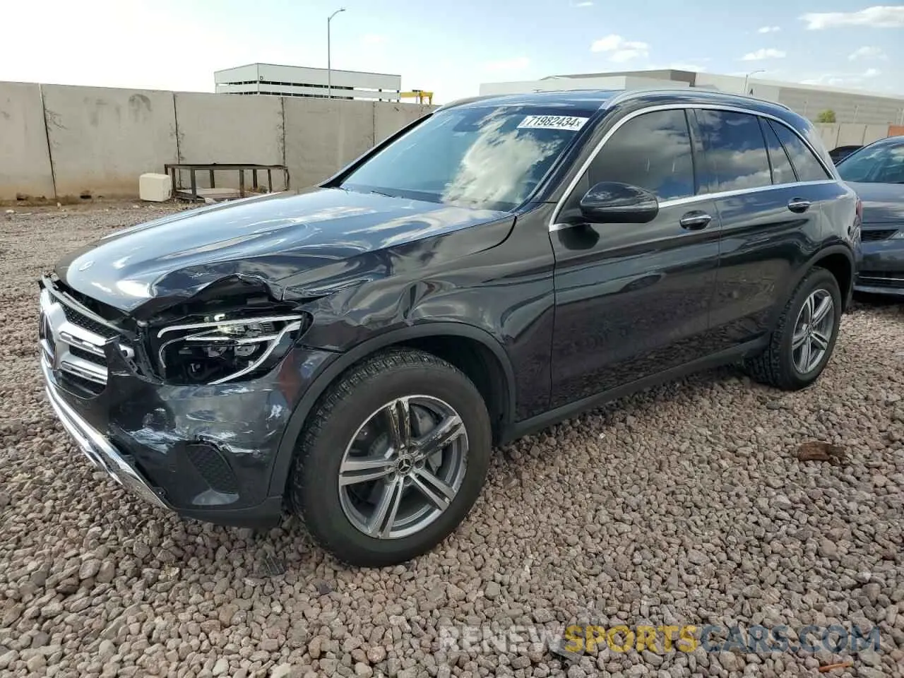 1 Фотография поврежденного автомобиля W1N0G8DB3NV382744 MERCEDES-BENZ GLC-CLASS 2022