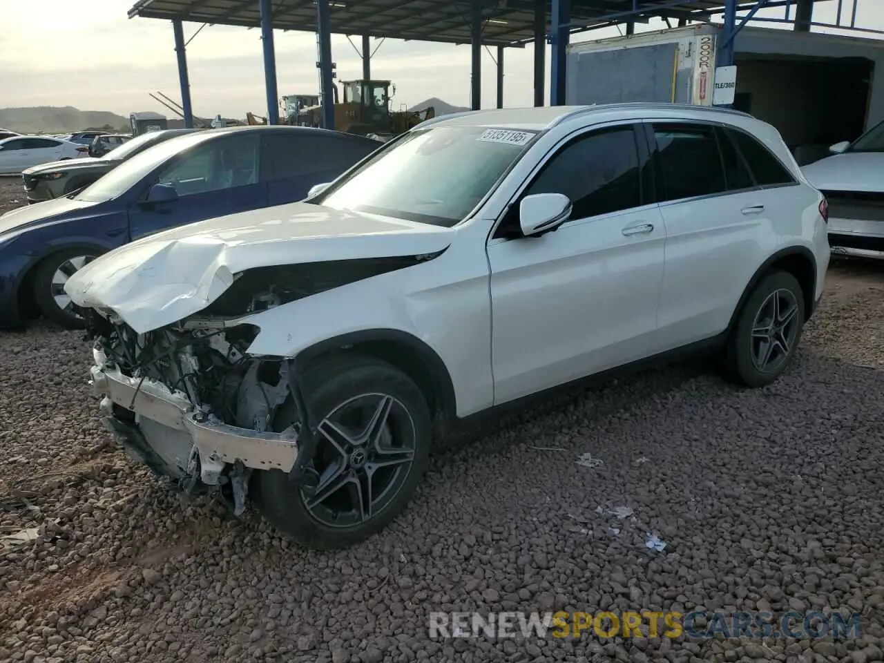 1 Photograph of a damaged car W1N0G8DB4NV379173 MERCEDES-BENZ GLC-CLASS 2022