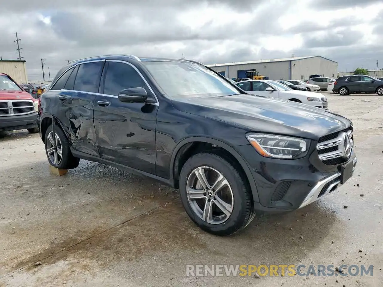 4 Фотография поврежденного автомобиля W1N0G8DB5NG109339 MERCEDES-BENZ GLC-CLASS 2022