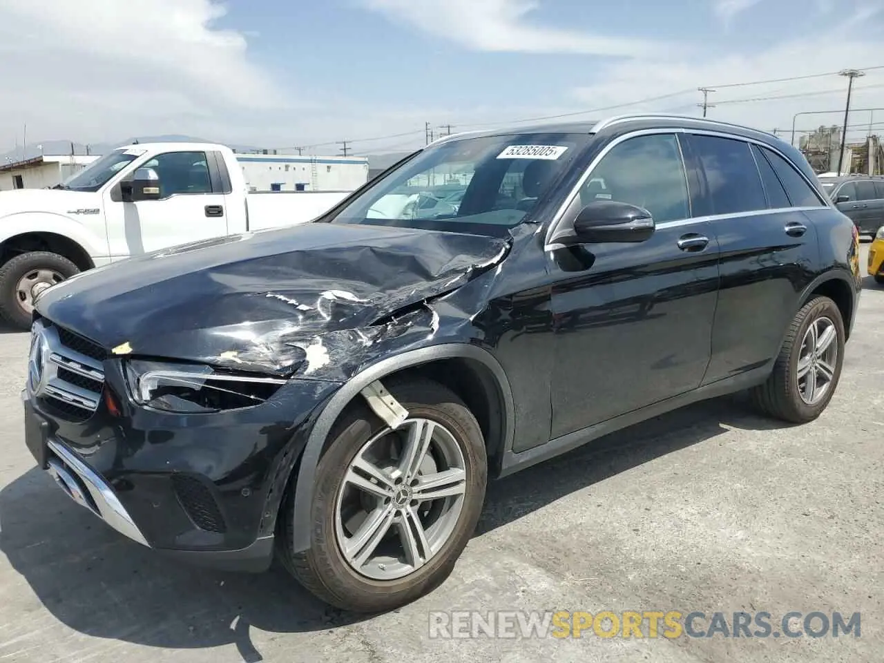 1 Photograph of a damaged car W1N0G8DB5NV399433 MERCEDES-BENZ GLC-CLASS 2022