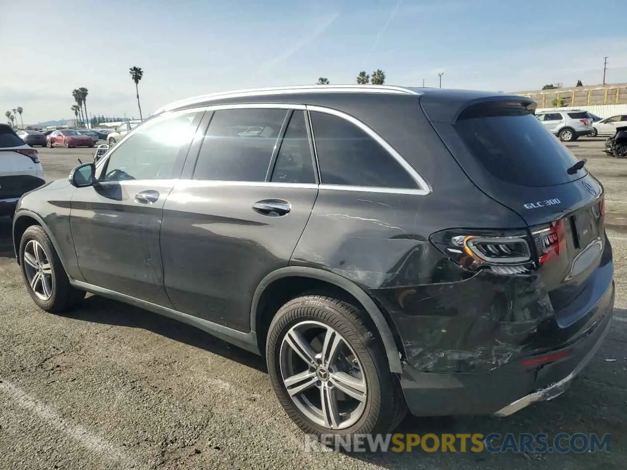 2 Фотография поврежденного автомобиля W1N0G8DB6NV363556 MERCEDES-BENZ GLC-CLASS 2022
