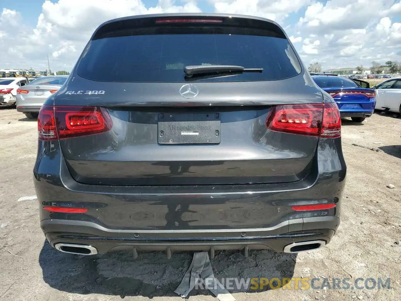 6 Фотография поврежденного автомобиля W1N0G8DB7NV338052 MERCEDES-BENZ GLC-CLASS 2022